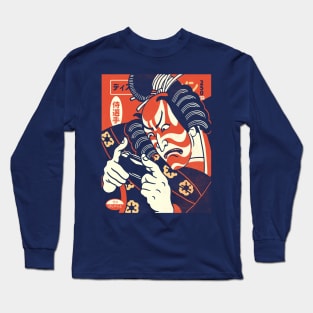 Gamer Kabuki Series: Samurai Long Sleeve T-Shirt